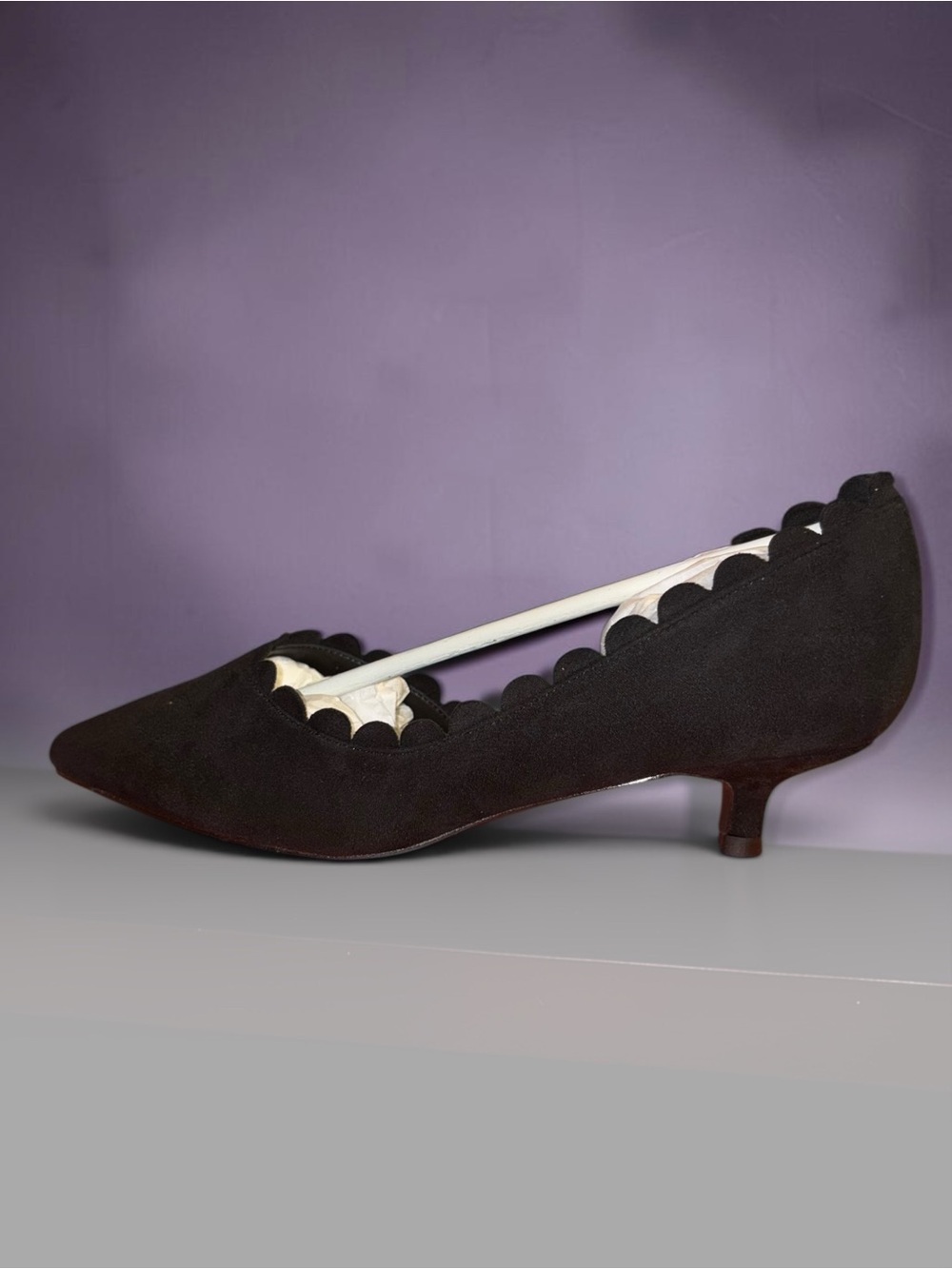 Dellyerishop Women's Low Kitten Heels